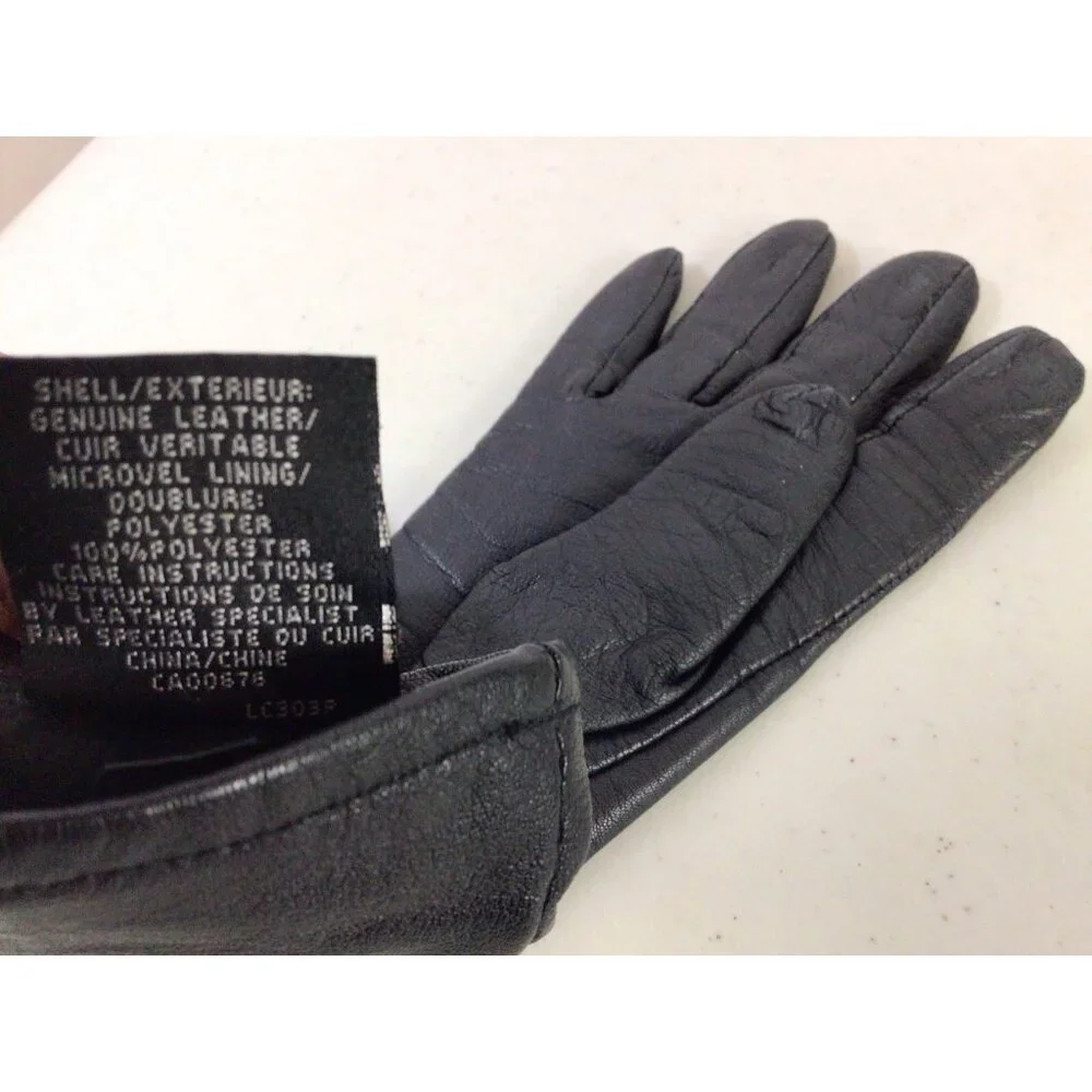 Perrin Leather Driving Gloves Womens Medium
